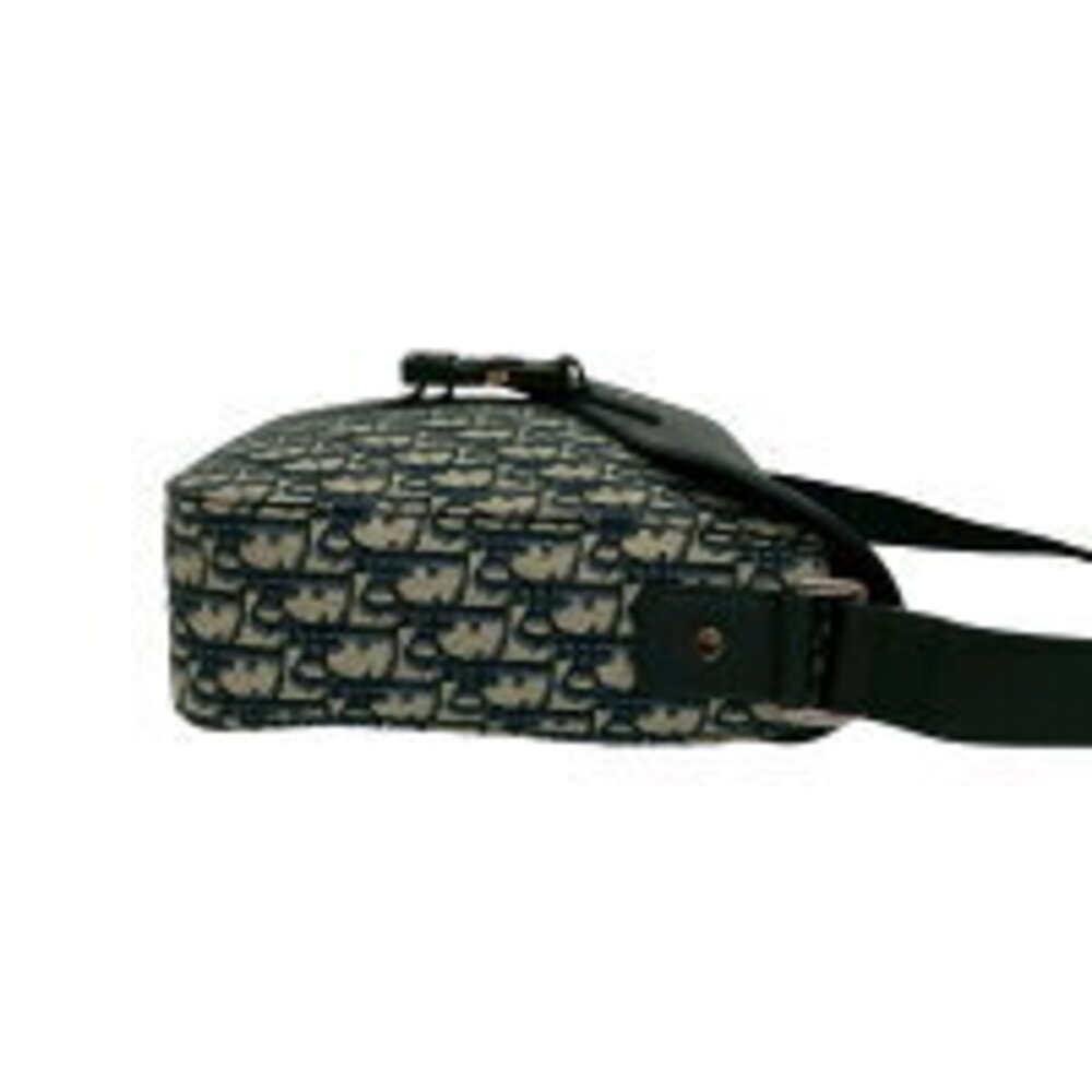 Christian Dior Saddle Messenger Bag Oblique Canvas Leather Black - Picture 6 of 8